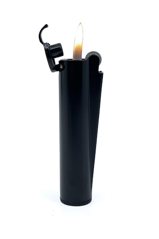 Clipper Metal Benzinli Çakmak - Siyah Özel Metal Kutulu Siyah