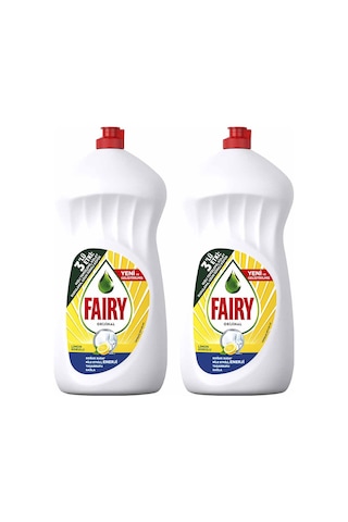 Fairy Limon Kokulu Sıvı Bulaşık Deterjanı 2 x 1500 ML