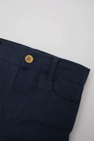 Defacto Erkek Bebek Çizgili Düz Paça Gabardin Pantolon B9254A524SPNV256 Lacivert