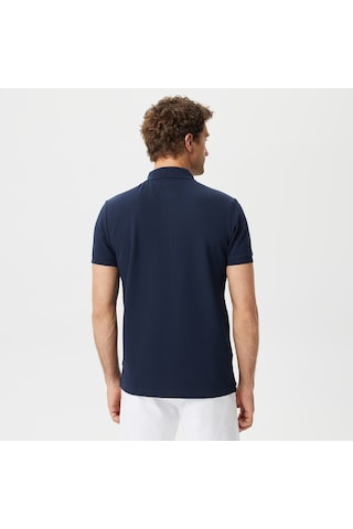 Nautica Nautıca Erkek Lacivertvert Slım Fıt Kısa Kollu Polo K35052T 4Nv Lacivert