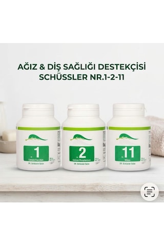 Schüssler Tuzları Nr.1-2-11 Ağız Diş Sağlığı Destekçi Kürü 3 x 400 Tablet