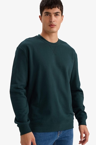 Defacto %100 Pamuk Basic Sweatshirt E8339AX26SP Yeşil