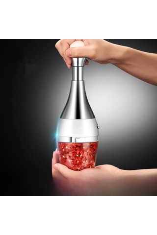 Monyee Ev Kullanımlı 304 Çelikli El Garlic Crusher - Minik, Çok Amaçlı Sarımsak, Soğan Ve Sebzeleri Ezme, Dilimleme Ve Parçala Aleti Diğer