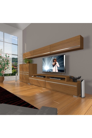 Decoraktiv Ekoflex 8 Mdf Tv Ünitesi Tv Sehpası Ceviz