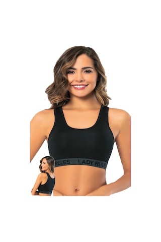 Kadın Geniş Askılı Lady Sporcu Büstiyer Dalgıç Pedli Krop 001