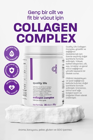 Quality Life Tip1 Tip2 Tip3 Tip5 Tip10 Complex Saf Toz Collagen 300 G