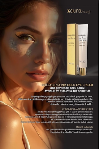 Xaura Global Collagen & 24k Gold Eye Cream 40 Ml