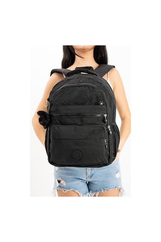 Baginn Kadın Sırt Çantası Laptop Bölmeli Çok Cepli Hafif Klinkır Kumaş 40 30 Cm 001