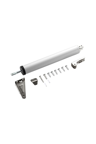 Basit Kapı Kapatıcı Sessiz Pnömatik Hidrolik Tampon Otomatik Gümüş