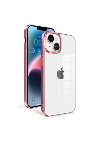 Apple Uyumlu iPhone 14 Plus Kılıf Zore Sun Kapak Rose Gold