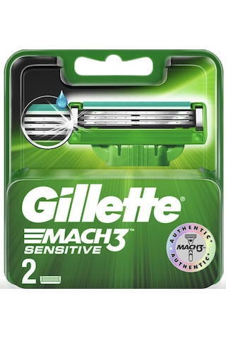 Gillette Mach3 Sensitive Yedek Başlık 2'li