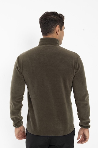 Crozwise Tam Fermuarlı Erkek Polar Sweat Shirt 001