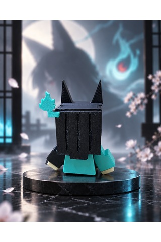 Hoshimi Miyabi Zenless Zone Zero Mini Anime Figür Pixel Art 3d Baskı Masaüstü Dekoratif Süs Zzz