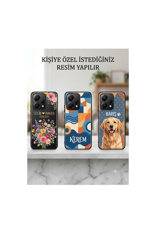 Redmi 13 Kişiye Özel Fotoğraflı Telefon Kılıfı Uv Baskılı Silikon Koruyucu Kılıf Siyah