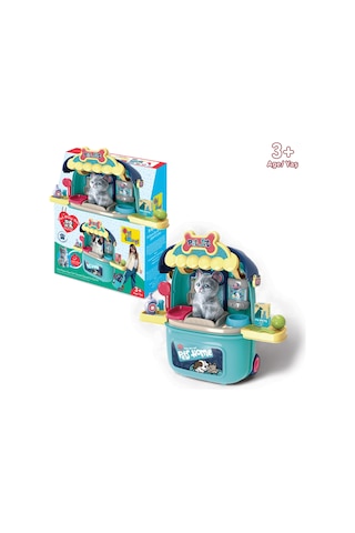 Ogi Mogi Toys Evcil Hayvan Oyun Seti Tekerlekli Çekçekli Sırt Çantası