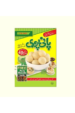 Yelpaze Pani Puri (Golgappa) Çıtır Hamur Topları 150 G