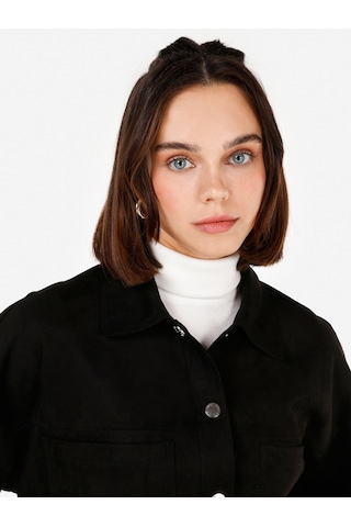 Colins Siyah Kadın Gömlek U.kol Siyah