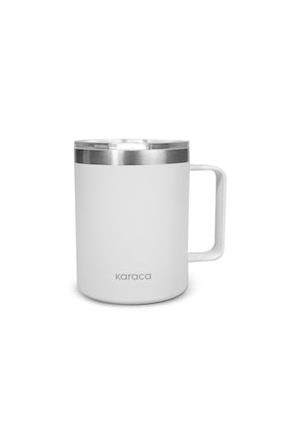 Karaca Thermal Çelik Mug 350 Ml Beyaz