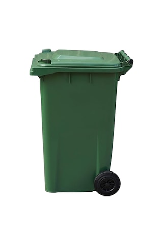 Yeşil Plastik Çöp Konteyneri 240 Litre Konteyner - A+ Isıya Karşı