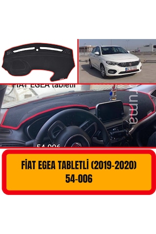 FİAT EGEA TABLETLİ 2019+ ÖN GÖĞÜS / PANEL / TORPİDO KORUMASI - KILIFI - HALISI
