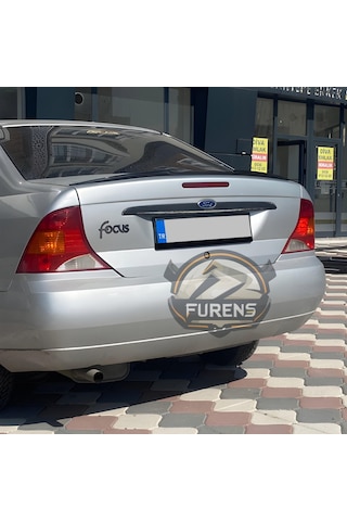 Ford Focus 1 1999-2005 Piano Black Yarasa Tip Üniversal Spoiler Elastik Bagaj Üstü Çıta