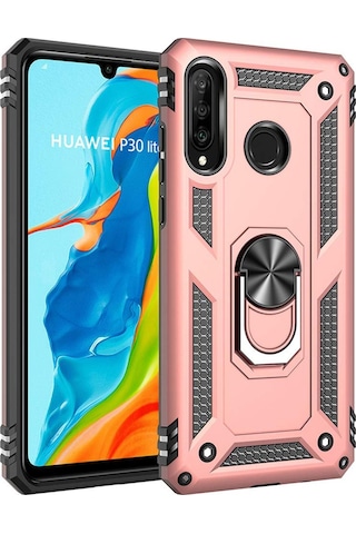 Huawei P30 Lite Kilif Zirhli Standli Miknatisli Tank Kapak 392979097