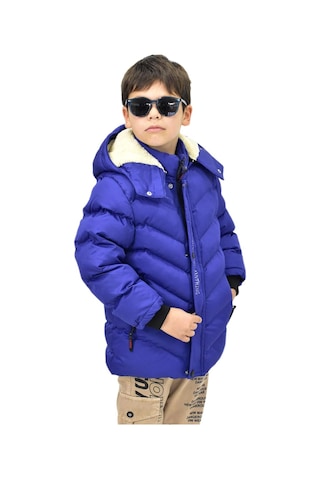Baglan Erkek Çocuk Kapüşonlu Mont Bs-0411 İndigo