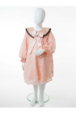 Xo Kids Kız Çocuk Elbise 6-10 Yaş 902 Pembe