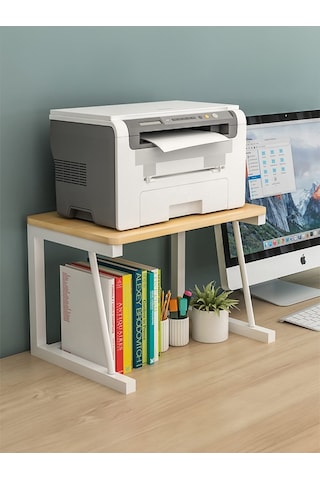 Yazıcı Sehpası - Atlantik Çam Beyaz 45x30