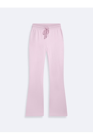 Flare Paça Basic Pembe Eşofman Pembe