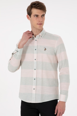 U.s. Polo Assn. Erkek Mint Gömlek Desenli 50291249-vr090 Mint