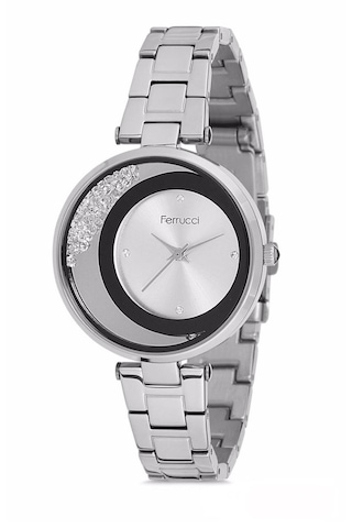Ferrucci Fc51897 Silver Renk Çelik Kadın Kol Saat+bileklik