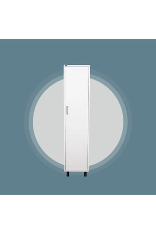 Beyaz Tek Kapılı Çok Amaçlı Dolap