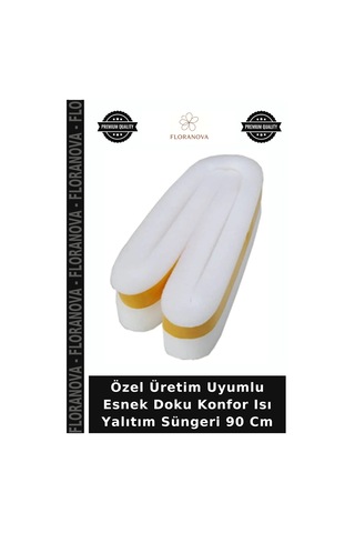 Özel Üretim Uyumlu Esnek Doku Konfor Isı Yalıtım Süngeri 90 Cm