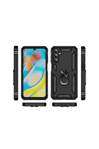 Apsuwa Samsung Galaxy A15 Uyumlu Kılıf Vega Yüzüklü