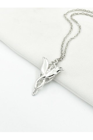 Brezza Lusso Jewelry Gümüş Kaplama Akşam Yıldızı Evenstar- Arwen Kolye - M248 Çok Renkli