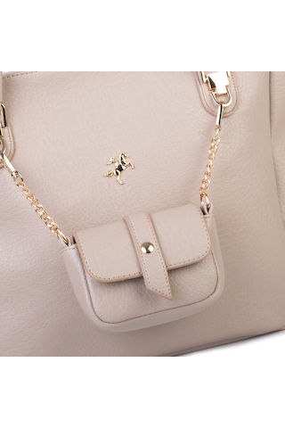Nas Bag Kadın 2 Li Set Omuz Çantası Kum Victoria