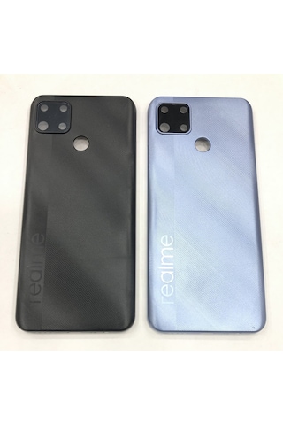 Realme C25s Rmx3195 Kasa Arka Kapak Pil Kapağı - Mavi