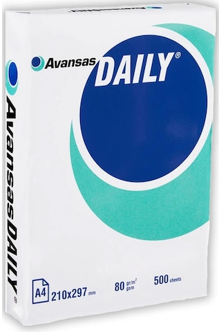 Düvenci Toptan Avansas Daily A4 Fotokopi Kağıdı 80 G. 500 Sayfa A4