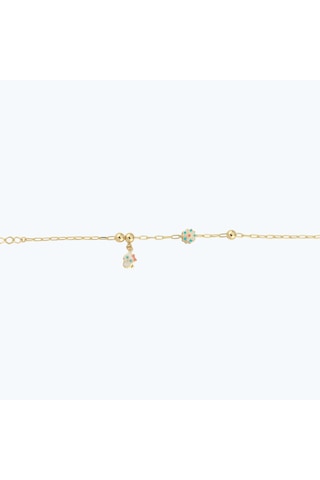 Altınbaş Altın Çocuk Kedi Bileklik Ajrbl0028-y-24754 Çok Renkli