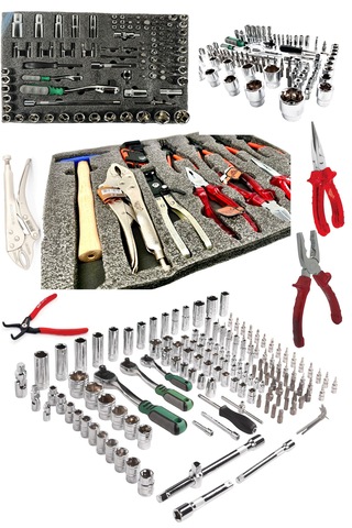 Staxx Xl 5 Çekmeceli İçi Dolu Alet Dolabı Seti 185 Parça Atölye S