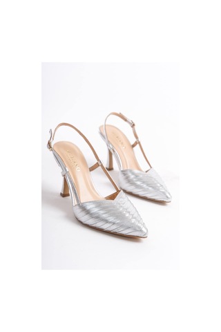 Mubiano Hakiki Deri Collection Kadın Topuklu Stiletto & Ayakkabı Lame -mcbrg5738-lm Lame