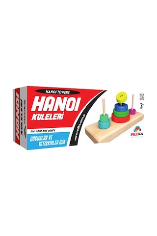 Redka Hanoı Kuleleri Ahşap Oyun