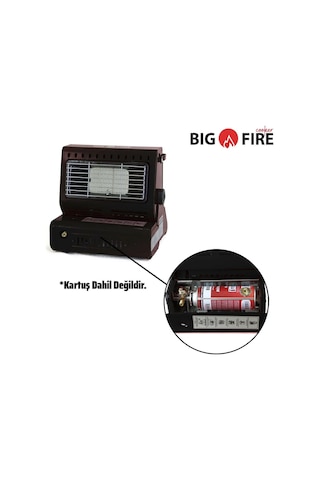 Big Fire Maxi Portatif Kamp Sobası - Kırmızı Kırmızı