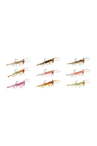 Hanfish Teke Shrimp Karides 75 MM 7 G Silikon Yem