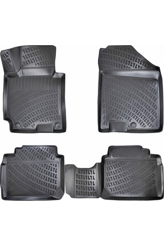 Renault Kangoo 2015-2021 3D Havuzlu Siyah Paspas Seti