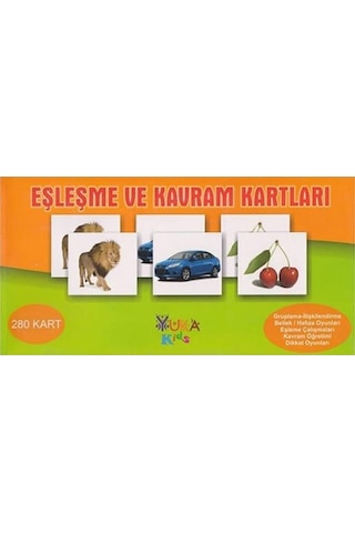 3 Yaş Eşleme Ve Kavram Kartları yuka Kids