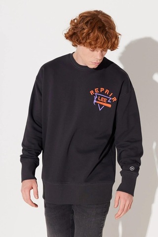Lee Bisiklet Yaka Erkek Sweat L232282003 001