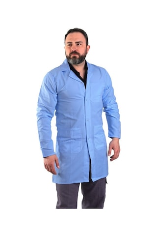 Eser - Erkek Alpaka Önlük Çıtçıtlı- Mavi