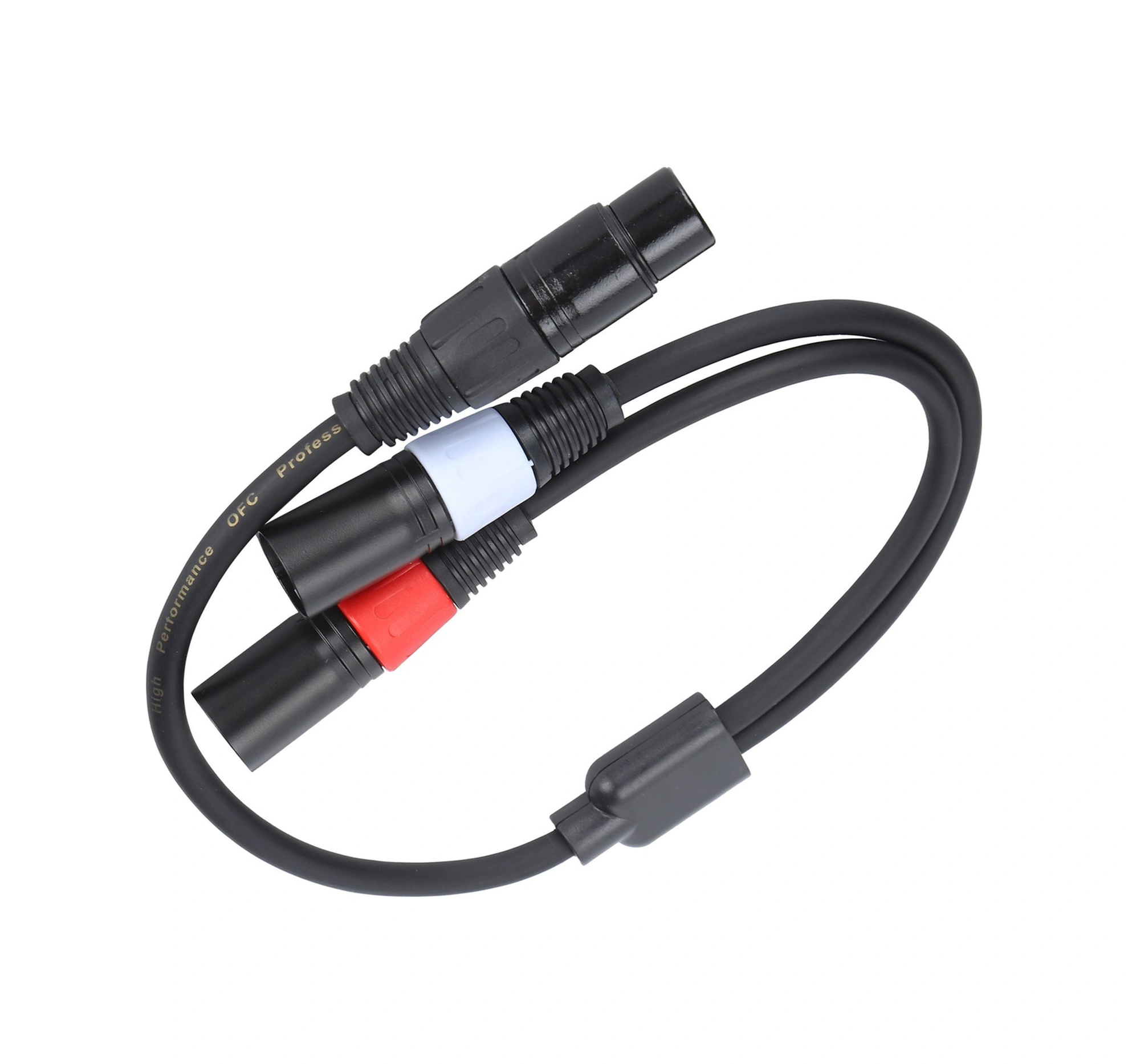 Shineyee Jorındo 0.5m 5-pin Xlr Dişi İle Çift 3-pin Xlr Erkek Ses Kablosu - Ses Kalitesi İçin Gümüş Kaplı Bakır Teli Ve Çift Koruma Jd6076